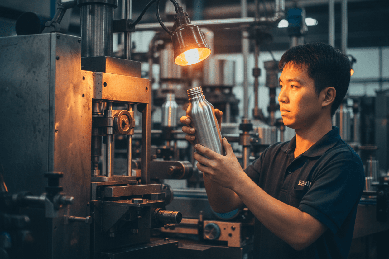 Supplier visit, factory floor